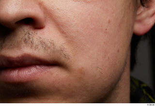 HD Skin Brandon Davis cheek face head lips mouth mustache…